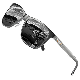 DUCO Sunglasses, common, Gunmetal Frame Gray Lens