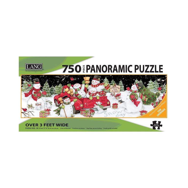 Lang Snow Day Puzzle - 750 Pc Panoramic (5041017)