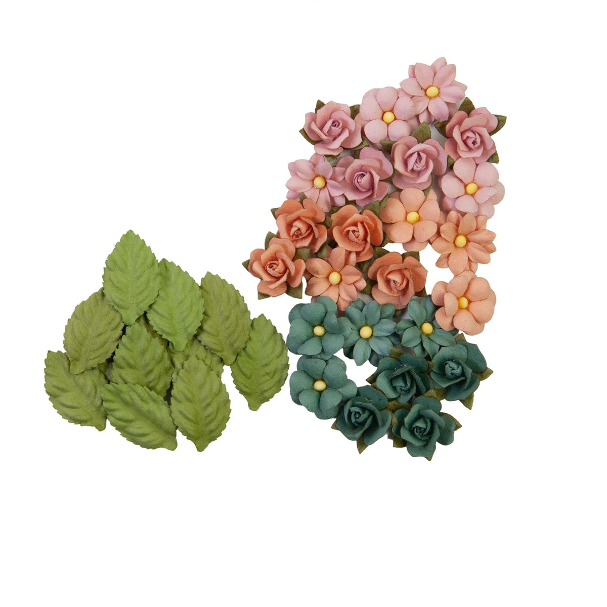 PRIMA MARKETING INC Artificial Plant, Indigo Flowers Abstract Beauty 36 Pcs, 1.5