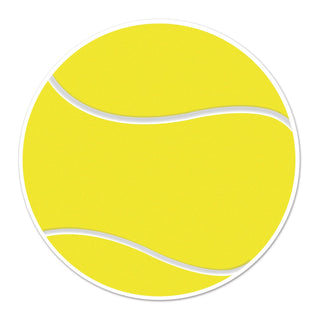 Beistle Decorative Cutout, 10", Yellow/White