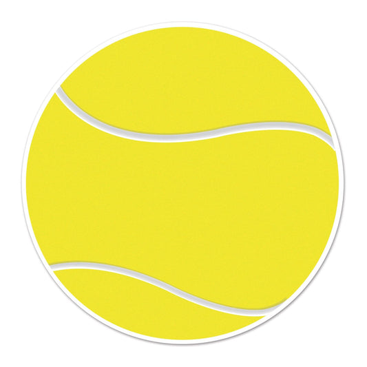 Beistle Decorative Cutout, 10", Yellow/White