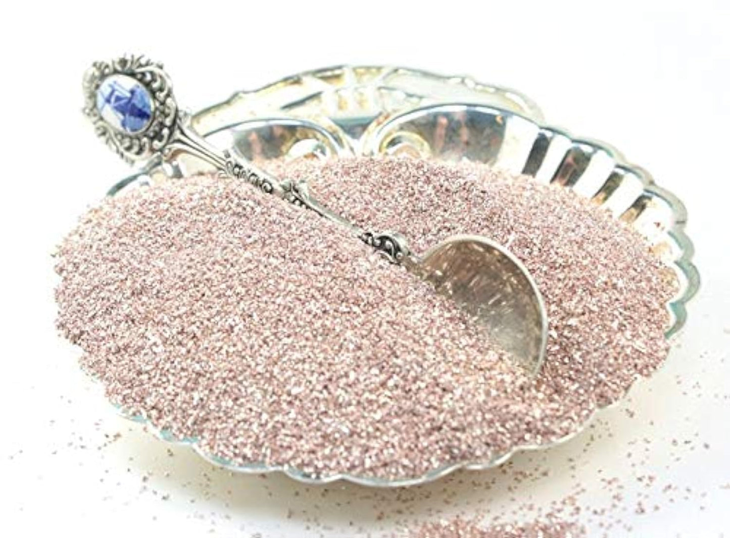 Pink Imported German Glass Glitter - 1 Ounce Jar - Fine 90 Grit (Most Popular Grain Size) Sparkly Glass Glitter - 311-9-116