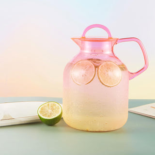 Locco Decor Pitcher, Pitcher Only, Pink Yellow