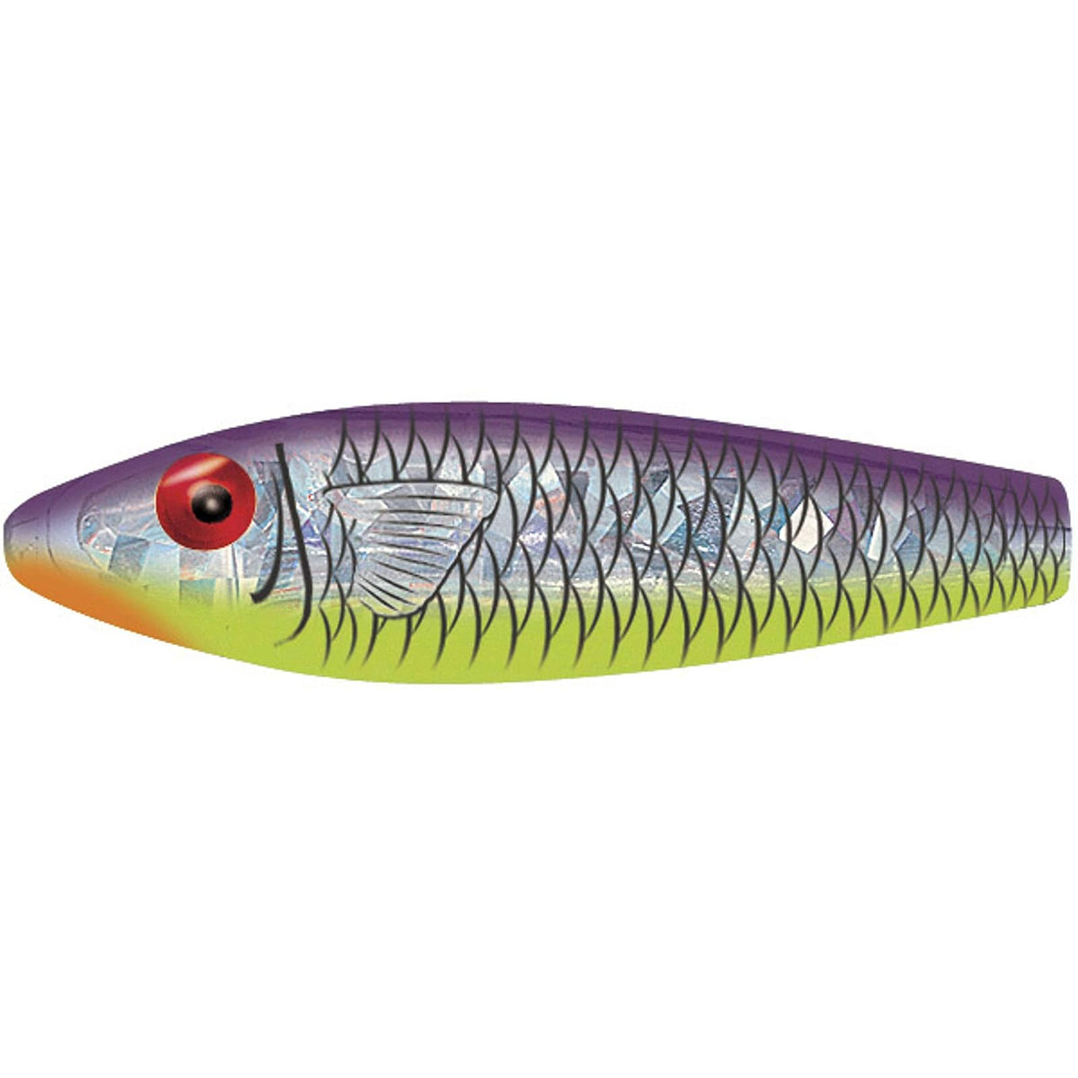 MirrOLure Fishing Hook, 3 5/8in 1/2oz, Mardi Gras