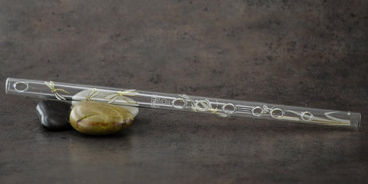 Hall Crystal Flutes 11203 - Inline Glass Piccolo in C - Dragonfly