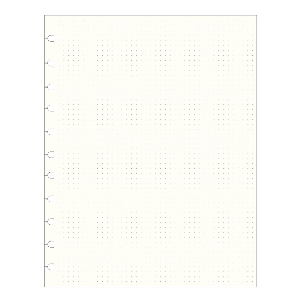Filofax Writing Paper, Letter Size, Off-White