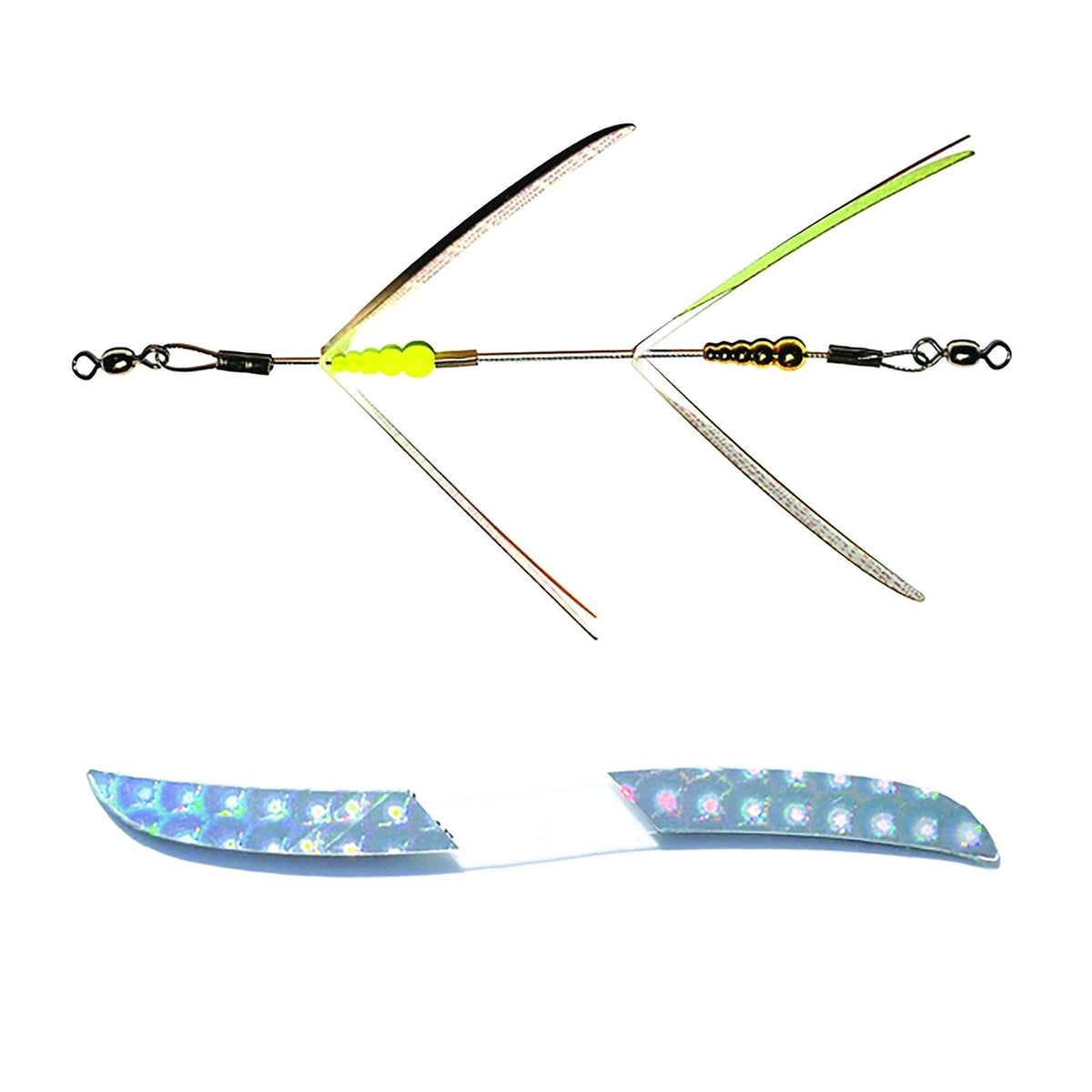 Mack's Lure Fishing Hook, 2 7/8 Blade / 8 in., Silver