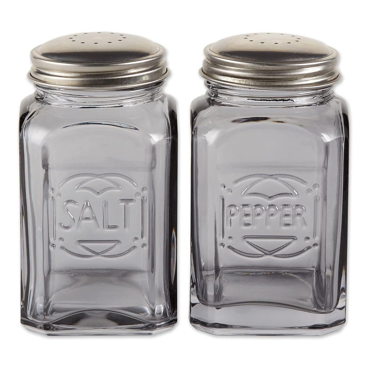 RSVP International Food Shaker, 2.25x2.25x4.4, Gray