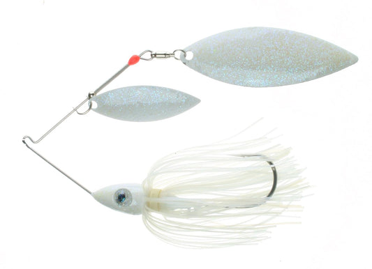 Nichols Lures DF40-1 Pulsator Depth Finder Metal Flake Spinnerbait, 1oz, Blue Shad White Blue