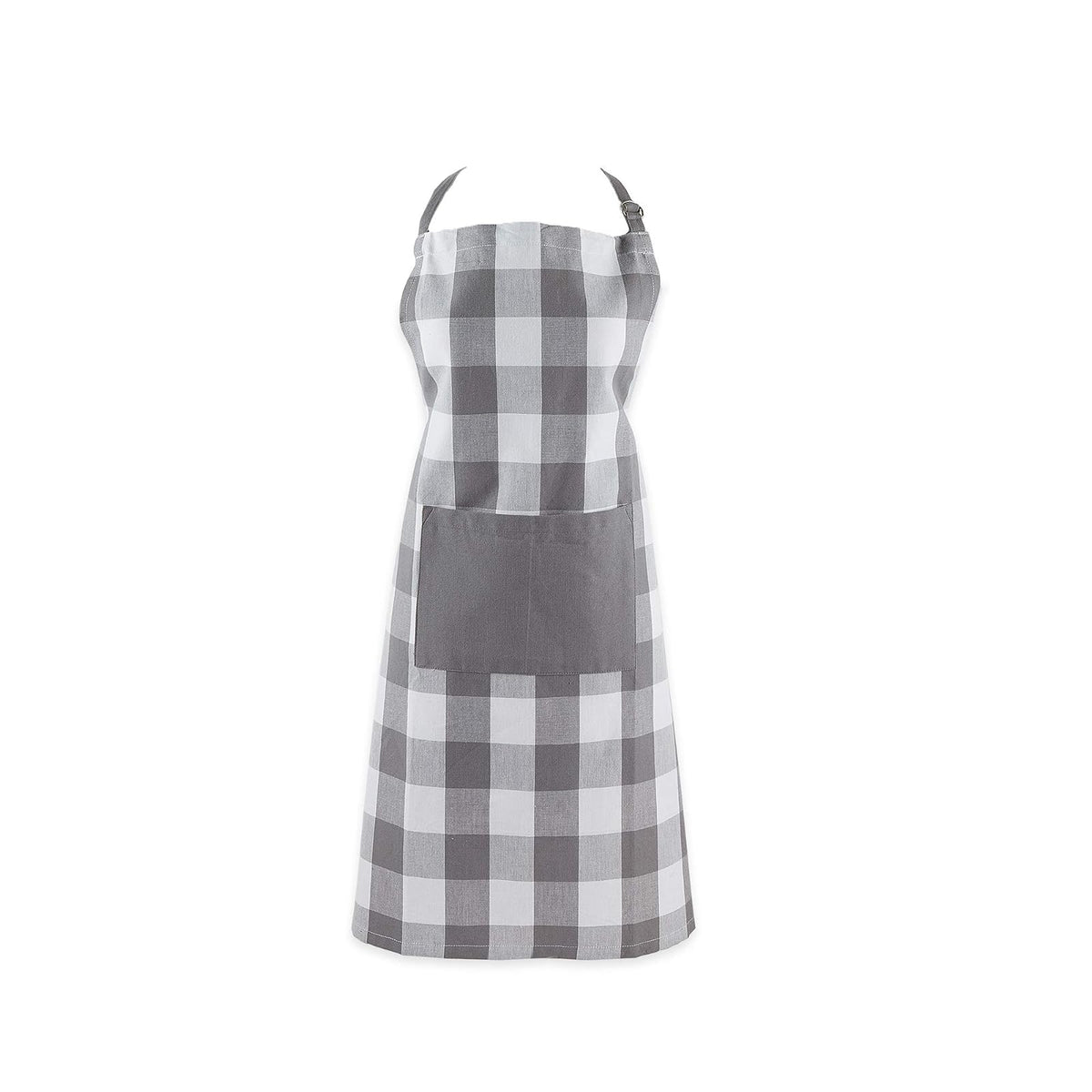 DII Apron, One Size, Gray & White