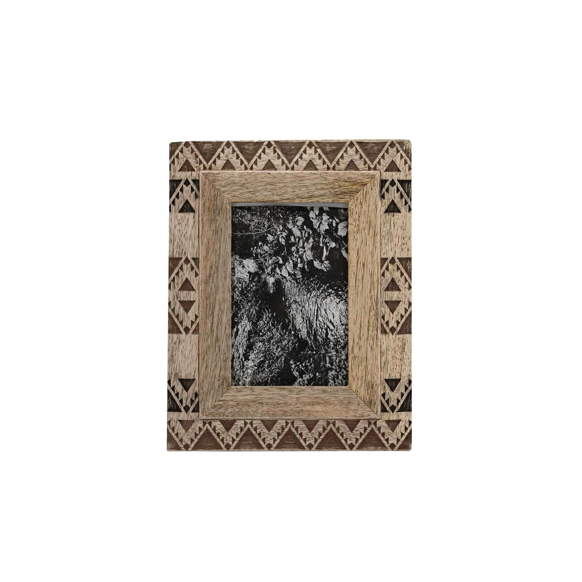 Foreside Home and Garden Picture Frame, 7.5 x 0.75 x 9 inches, Brown with Black