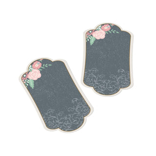 Lillian Rose Label, 2.25 x 4 inch, Black/Pink