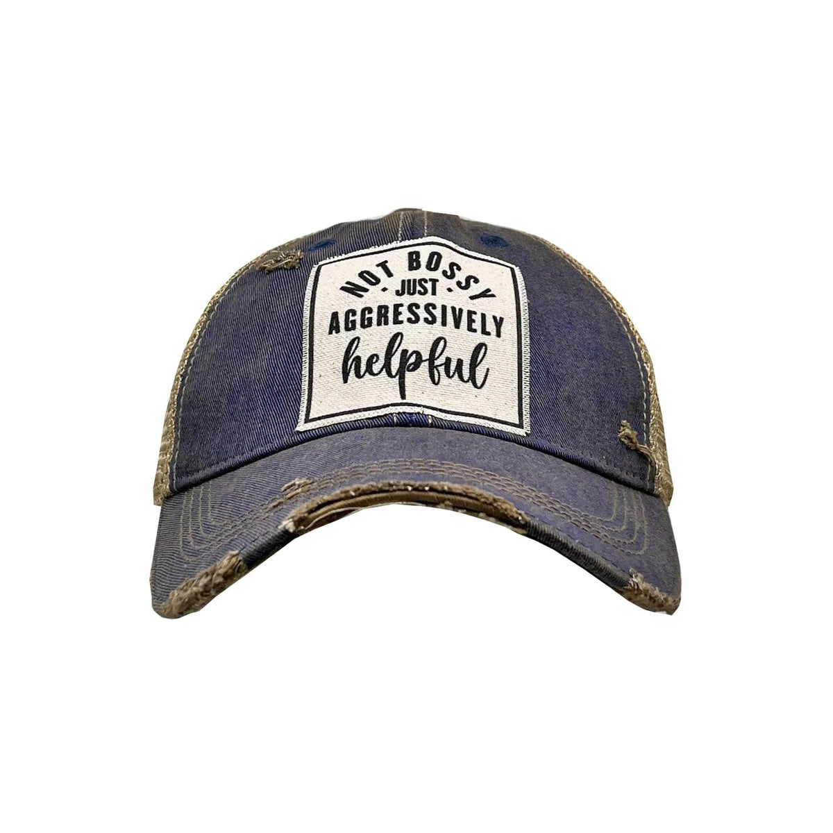 VINTAGE LIFE Hat, Royal Blue Distressed