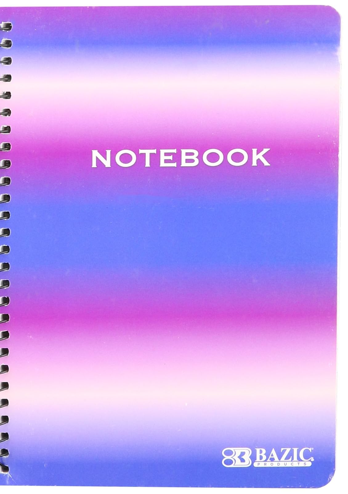 BAZIC 120 Ct. 5" X 7" Personal / Assignment Spiral Notebook
