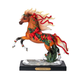 Pacific Giftware Figurine, 9.5" H, Chestnut Brown With Red and Green Accents