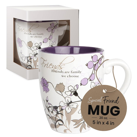 Pavilion Gift Company 66341 Friends Ceramic Mug, 20-Ounce, Mark My Words