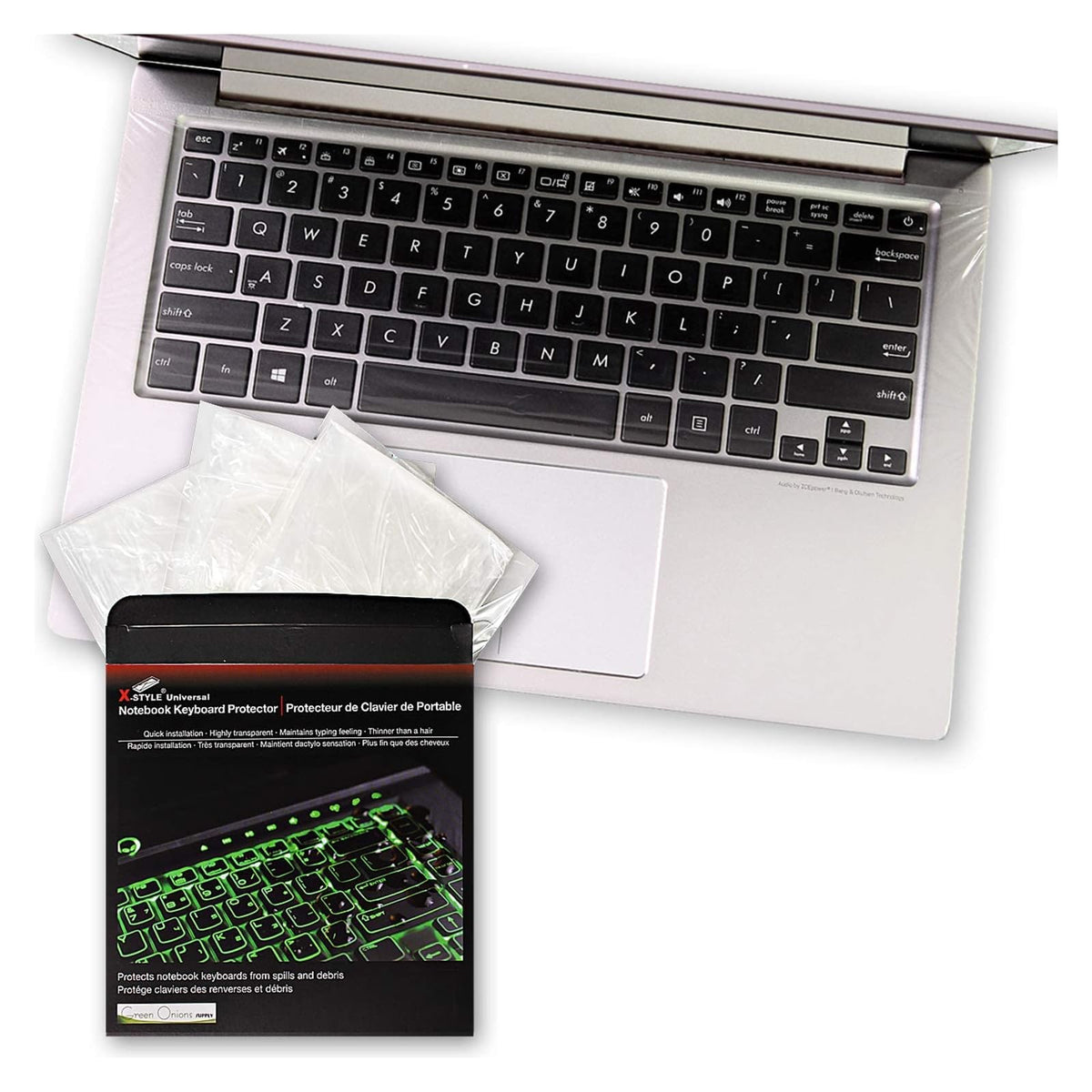 Green Onions Supply Electronic Device Skin, Large – 17.3 to 18 inch laptops (dia