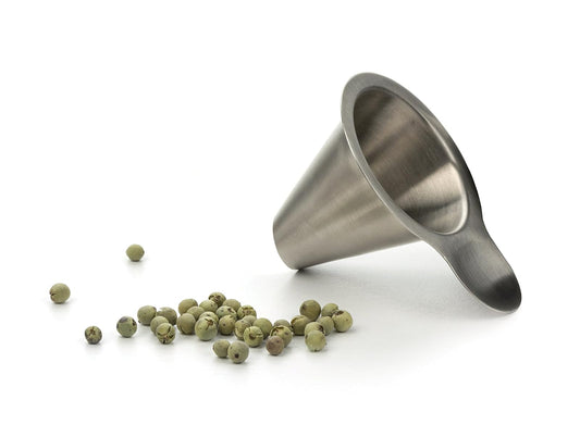 RSVP International Endurance 18/8 Stainless Steel Peppercorn Funnel