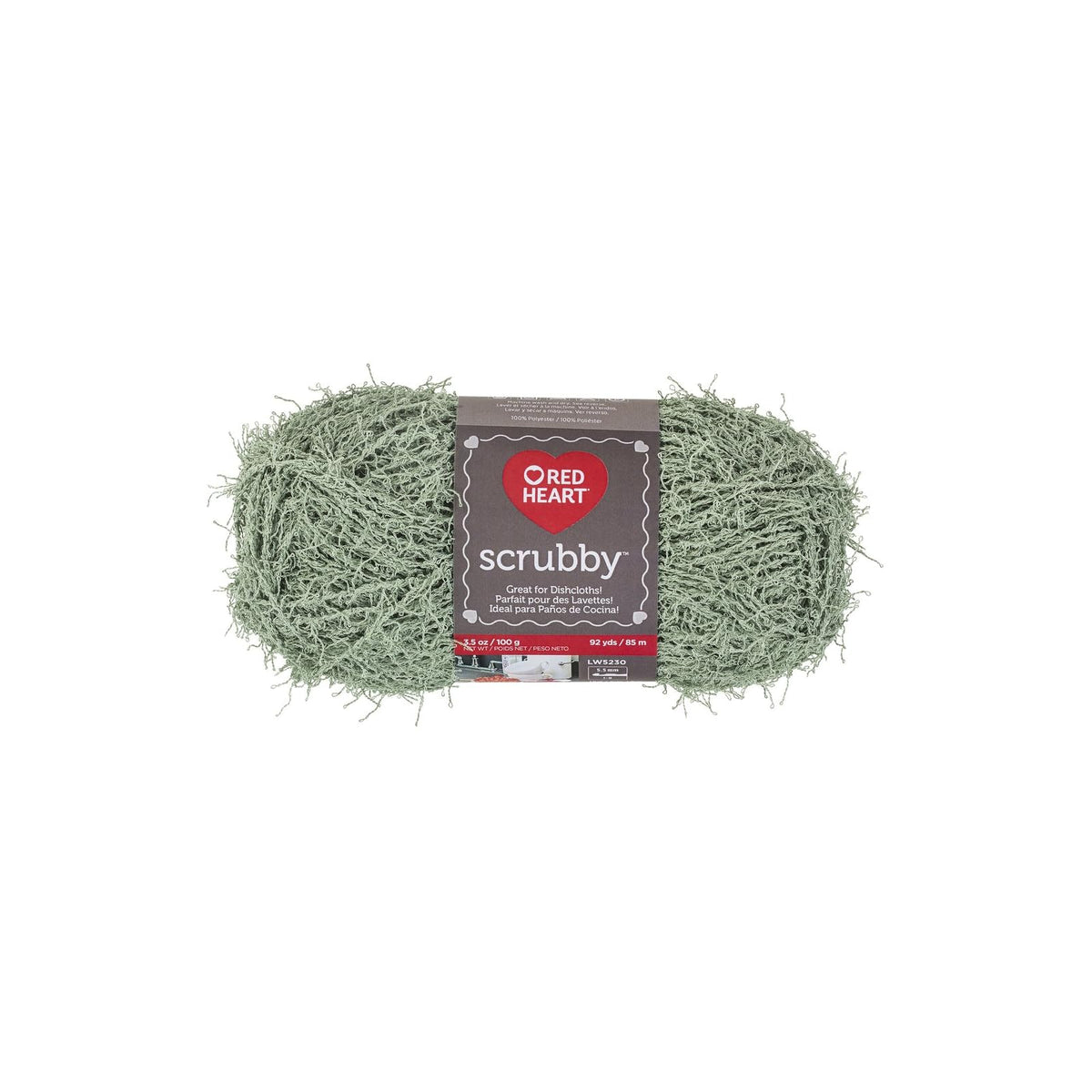 Red Heart Yarn, 4, Green Tea