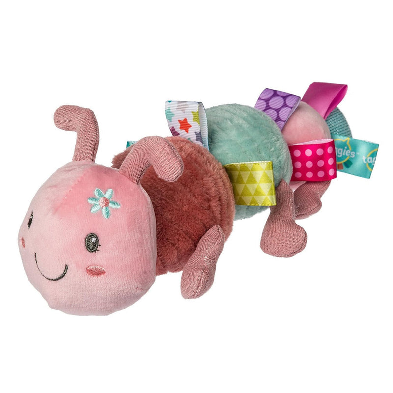 Taggies Stuffed Animal Soft Toy with Sensory Tags, 10-Inches, Camilla Caterpillar