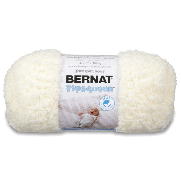 Spinrite Yarns (CA) Bernat Pipsqueak Yarn, 3.5 oz, Gauge 5 Bulky, Vanilla