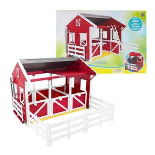 Breyer Toy Figure Playset, 15.75” L X 11.75” W X 12” H, Red