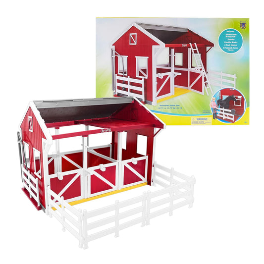 Breyer Toy Figure Playset, 15.75” L X 11.75” W X 12” H, Red