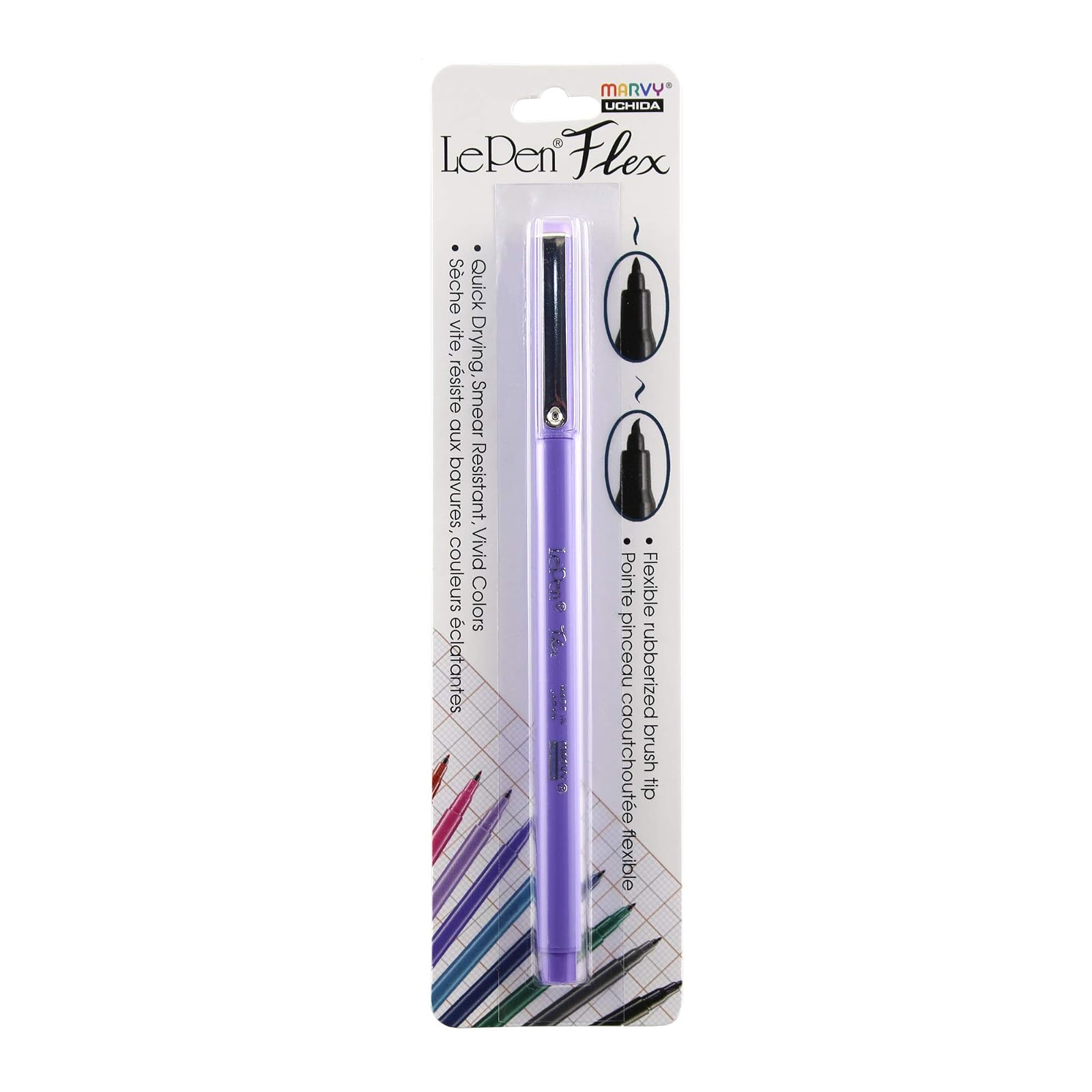 Uchida Of America Le Pen Flex Art Supplies, Amethyst