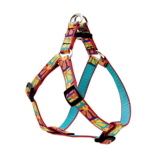 Lupine Pet Originals 3/4" Crazy Daisy 15-21" Step In Harness for Small Dogs