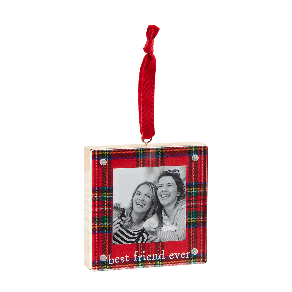 Mud Pie Picture Frame, 4" x 4", Red