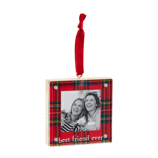 Mud Pie Picture Frame, 4" x 4", Red
