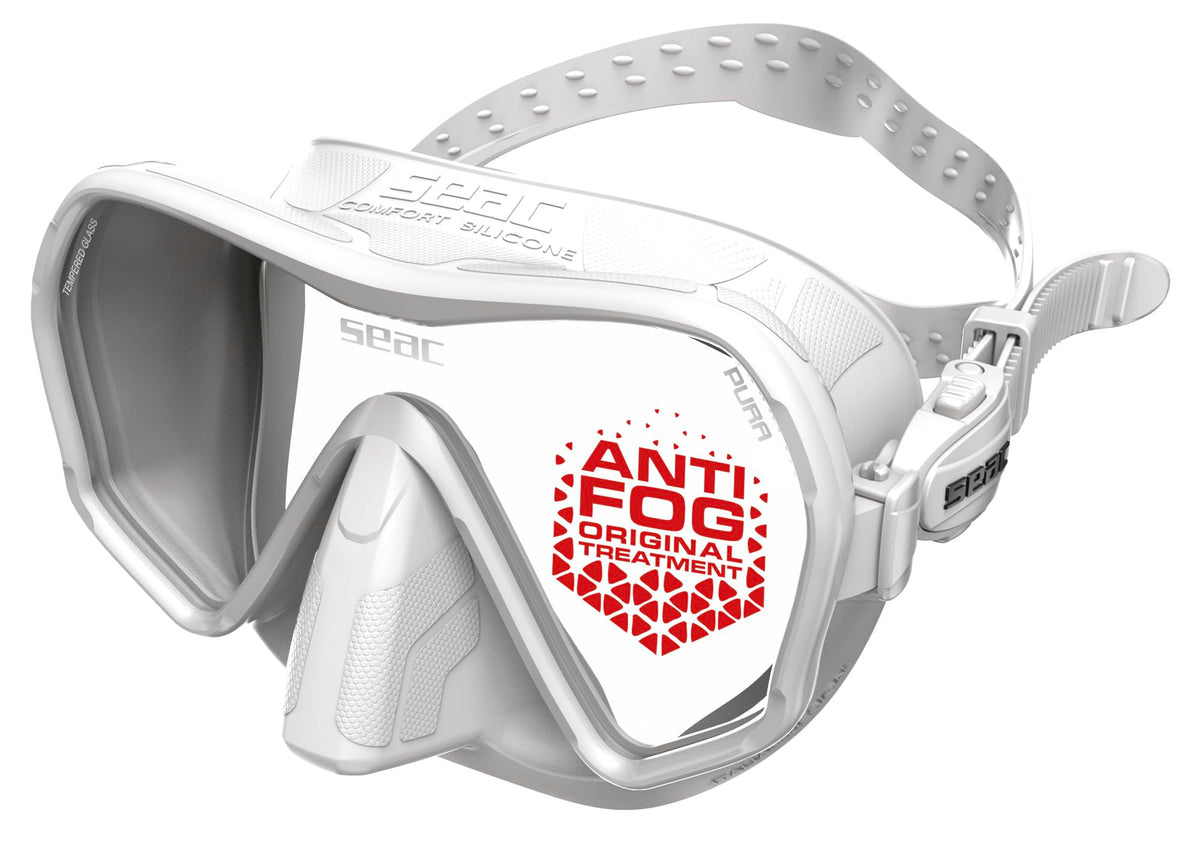 SEAC Dive Mask, One Size, White