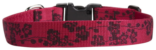 Lupine Pet Originals 1" Plum Blossom 16-28" Adjustable Collar for Large Dogs