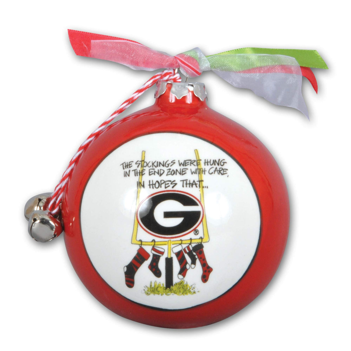 Magnolia Lane Hanging Ornament, 3.5-inch, Red