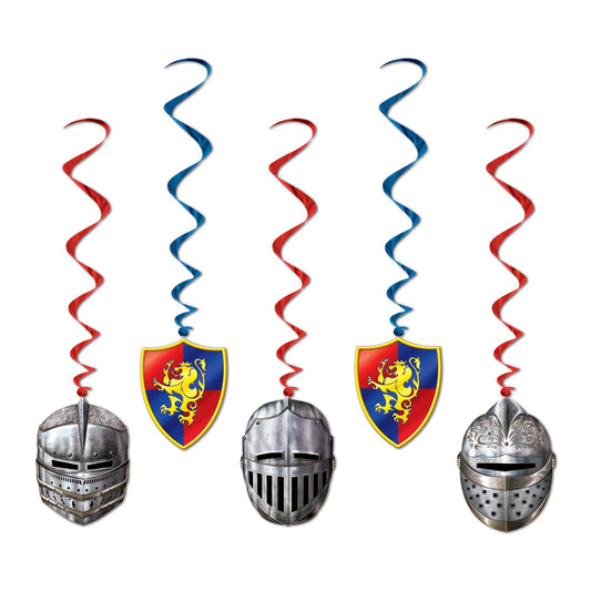 Beistle Medieval Whirls (5/Pkg)