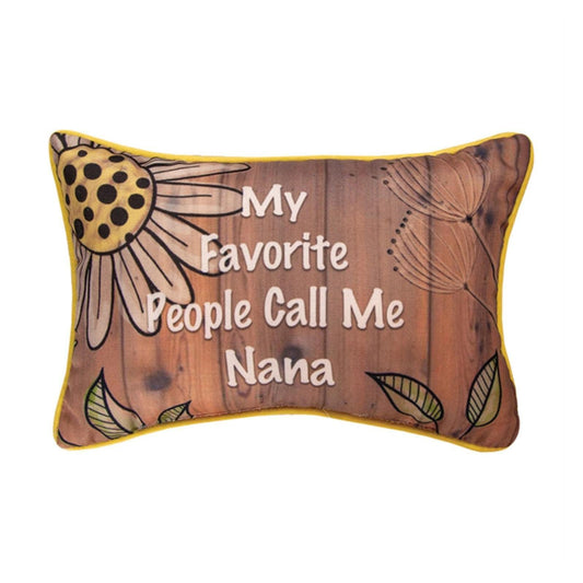 Manual Woodworker Pillow, 12.5" x 8", Brown