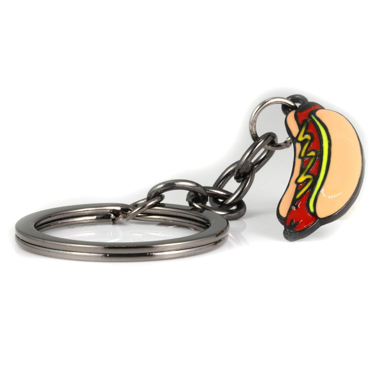 Dave The Bunny Keychain, Medium, Silver