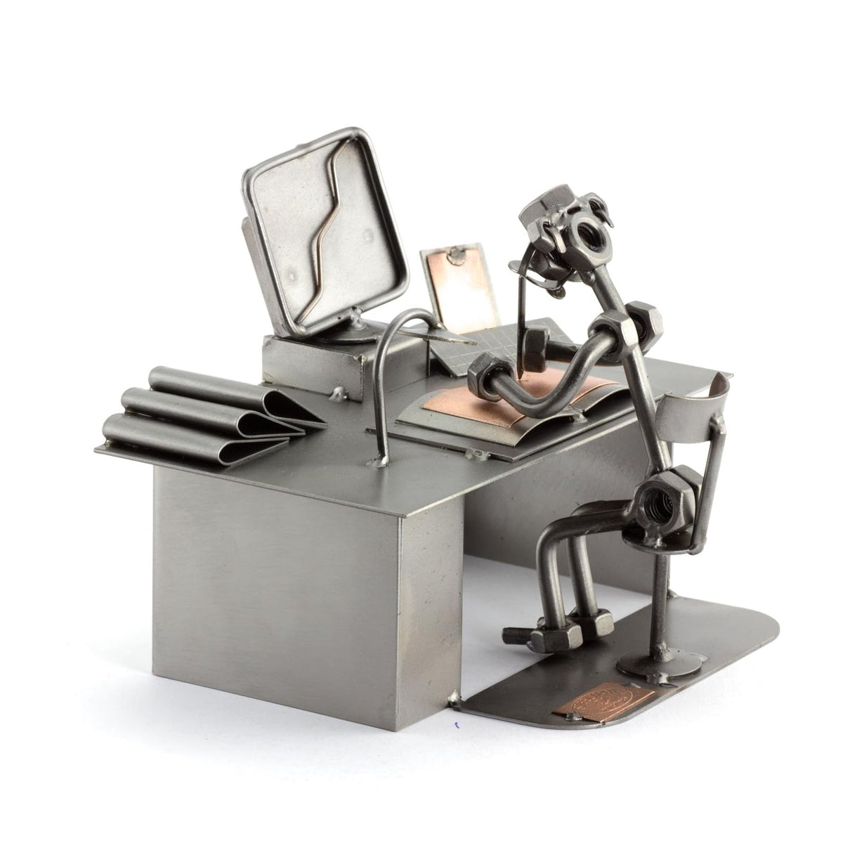 Steelman24 Figurine, 5,5 x 5,9 x 6,7, Metal