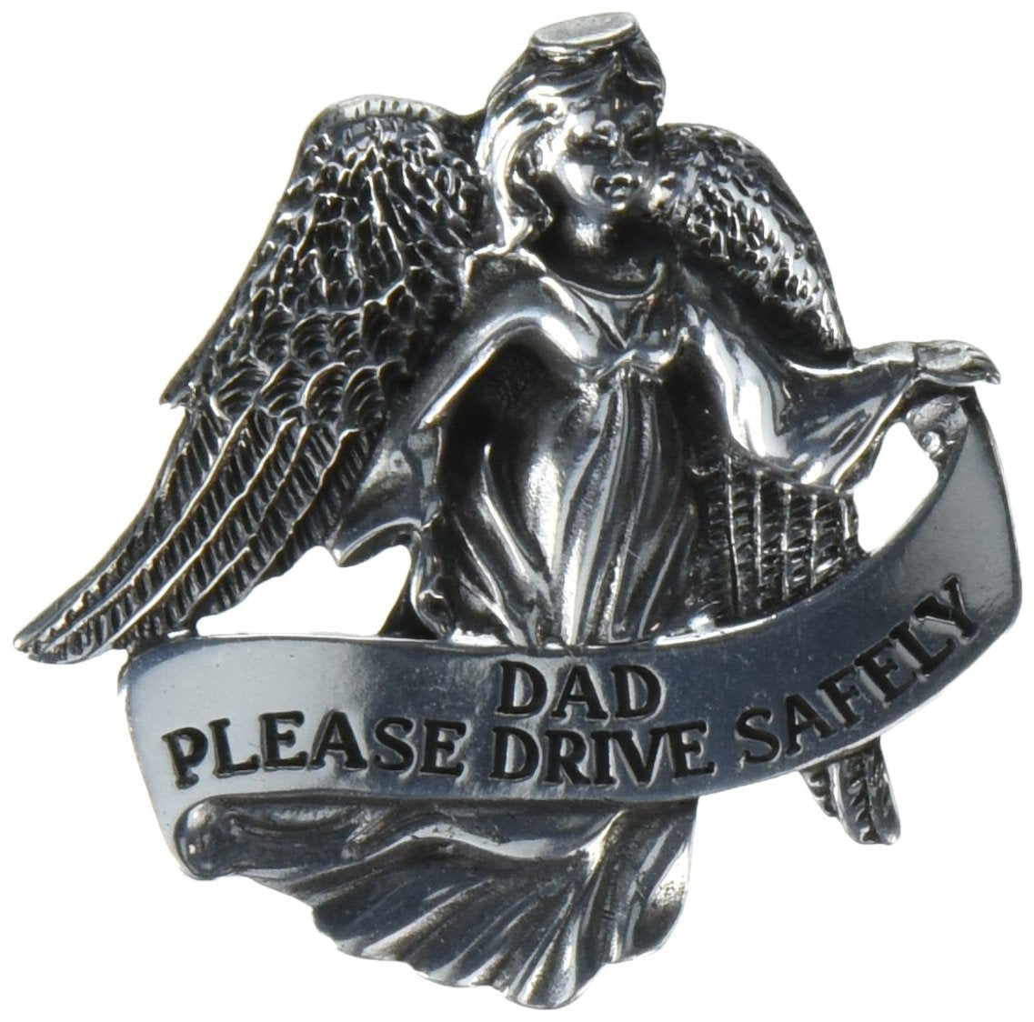 Cathedral Art Auto Visor Clip, Dad Drive Safely, 2-3/8-Inch