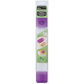 CLOVER Knitting Needle Tube Case-Purple