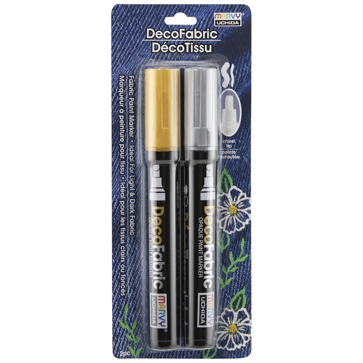 Uchida Marking Pen, 1 Count (Pack of 1), Gold & Silver