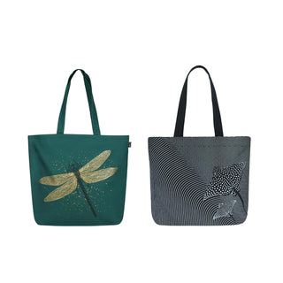 Eco Right Tote Bag, One Size, Dragon Fly Stingray
