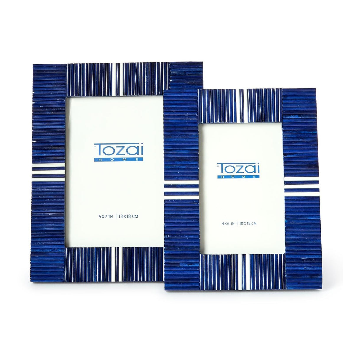 Two's Company Picture Frame, Navy Blue