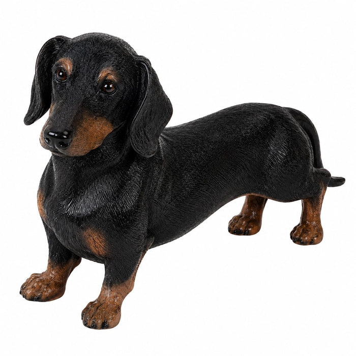 Comfy Hour 7 Inch Dachshund Statue, Realistic Dog Figurine