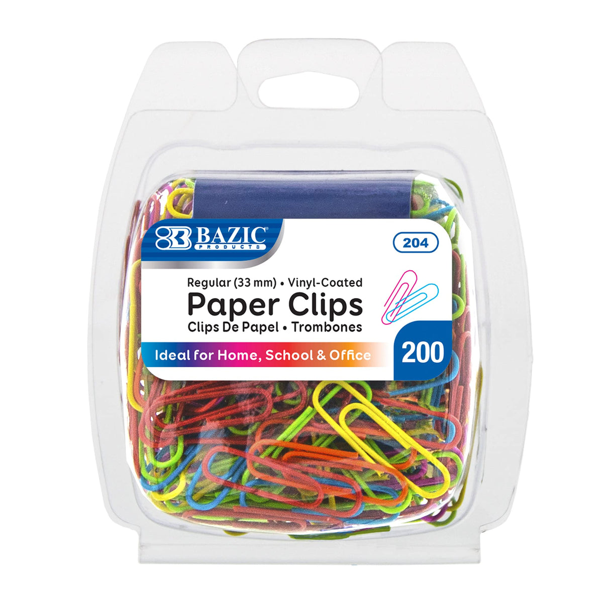 BAZIC PRODUCTS Paper Clip Clamp, 1, Assorted Color