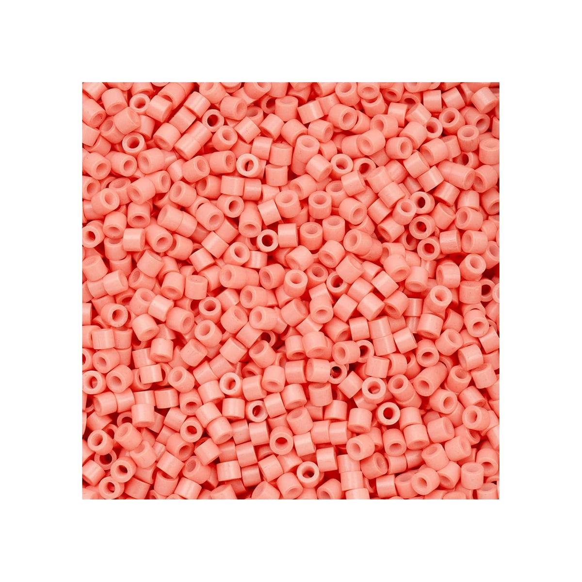 John Bead Craft Bead, Size 11, Soft Coral Pink
