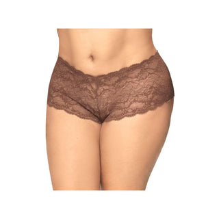 Mapalé by Espiral Underpants, Cocoa, Lace Boyshort Panties