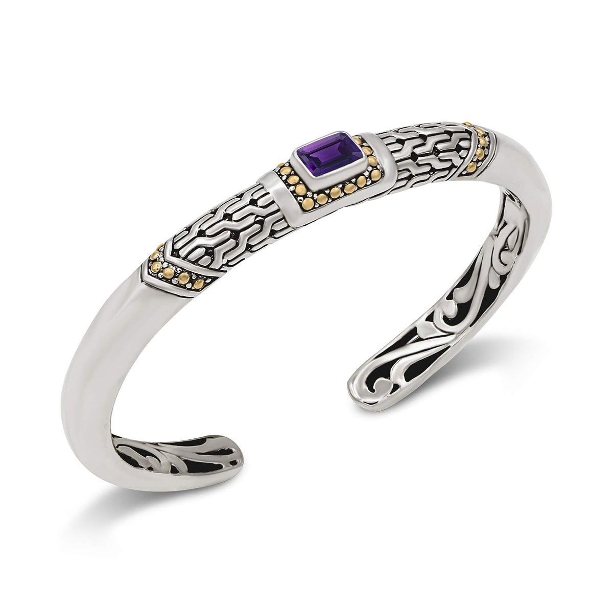 DEVATA Bracelet, Size L, Amethyst