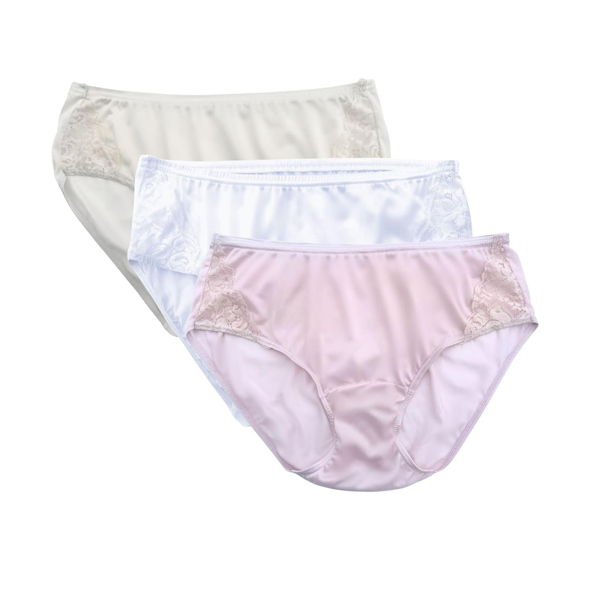 Shadowline Underpants, 5, Ivory/White/Blush