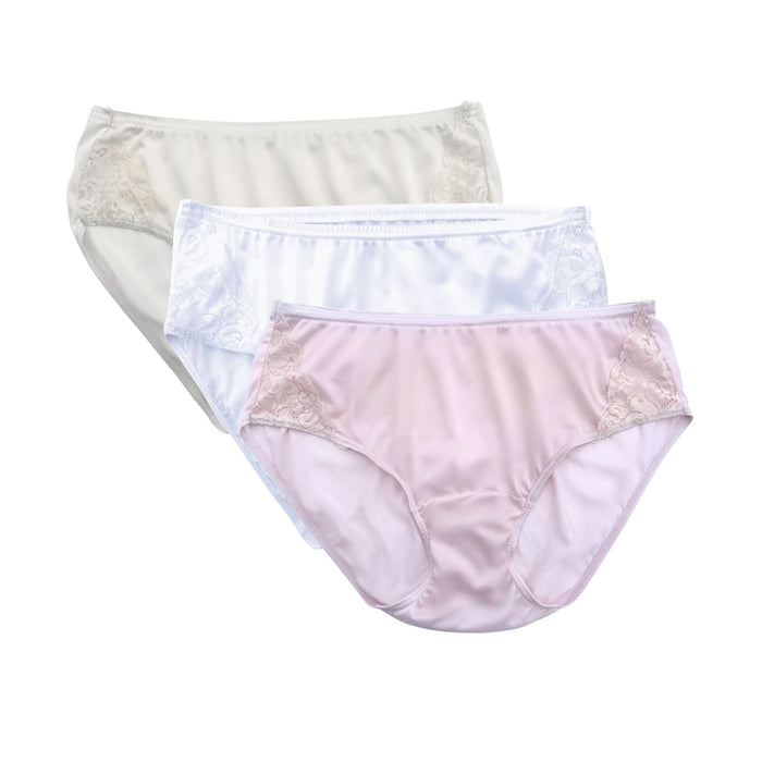 Shadowline Underpants, 5, Ivory/White/Blush